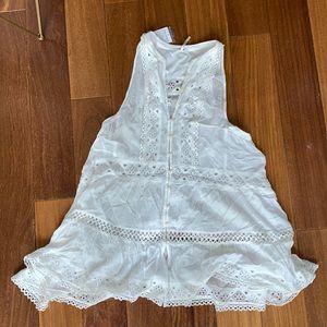 NWT free people ivory tunic